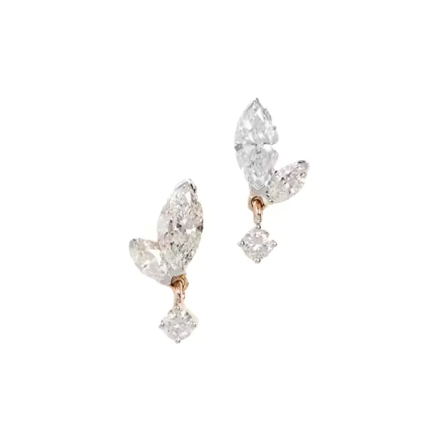 Beatrix Stud Earring in Gold - Image 3