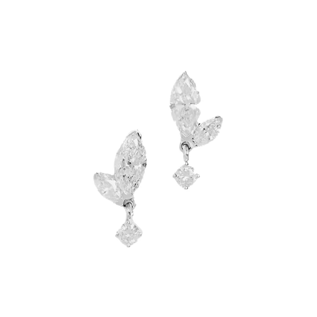 Beatrix Stud Earring in Silver - Image 3
