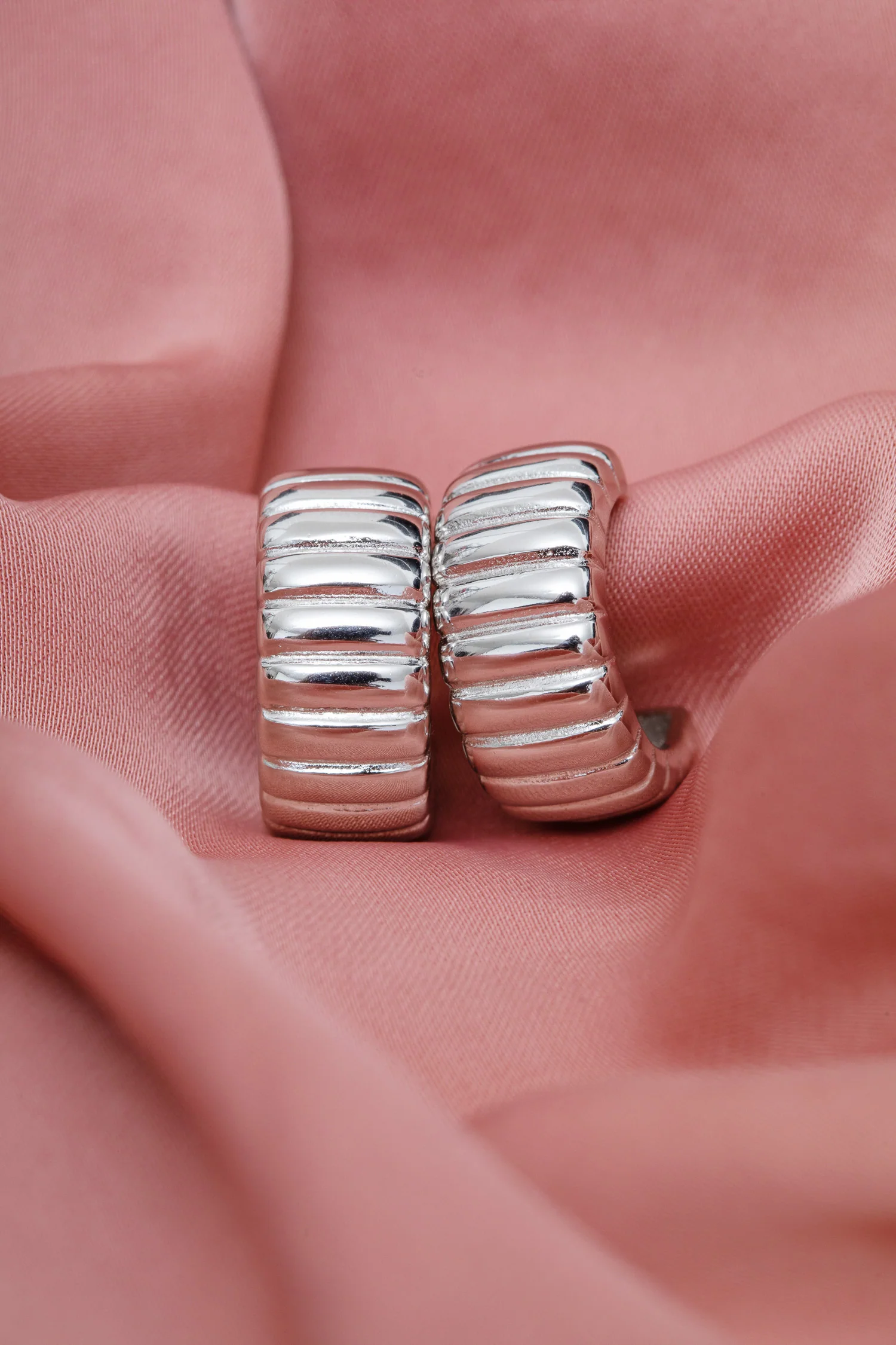 Bridget Hoop Earrings in Gold - Image 7