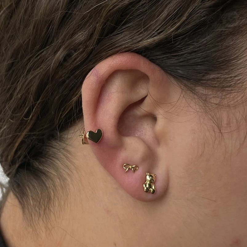 Caitlin Stud Earring in Silver - Image 4