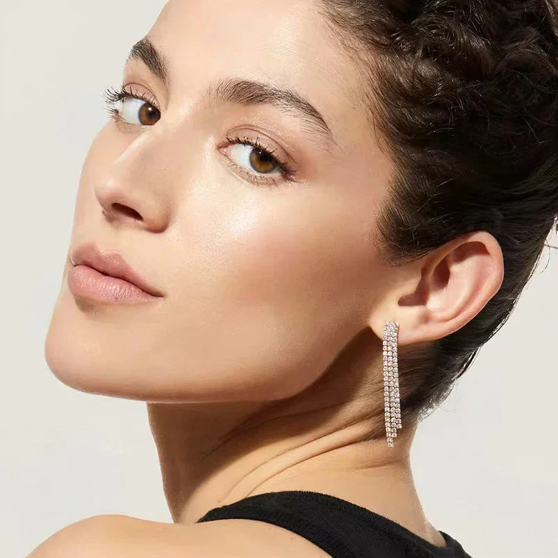 Cassidy Stud Earring in Gold - Image 3