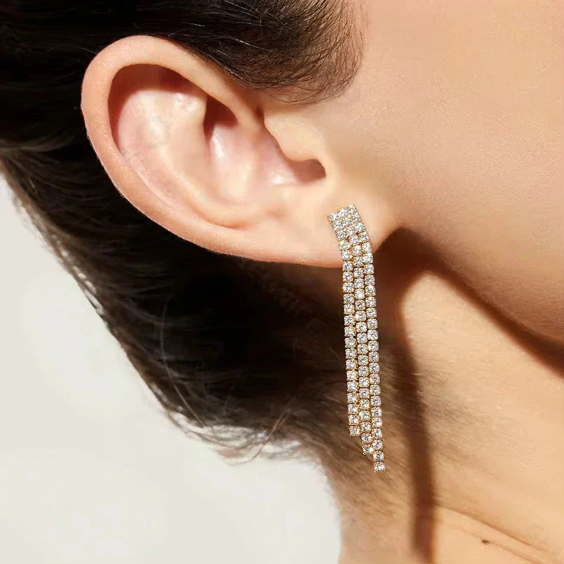 Cassidy Stud Earring in Silver - Image 5