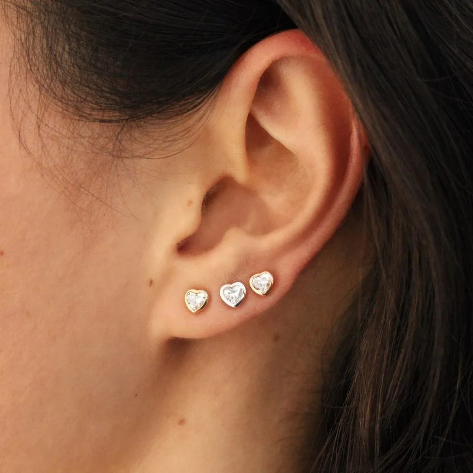 Coco Stud Earring in Silver - Image 3