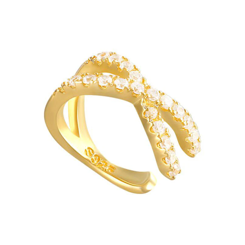 Della Ear Cuff in Gold - Image 2