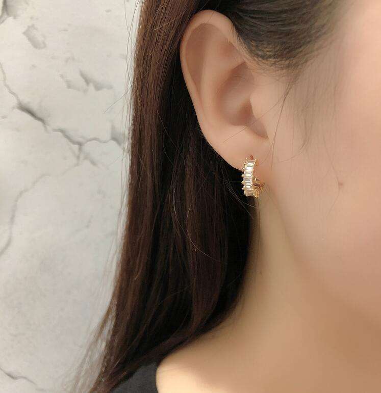 Etta Hoop Earring in Silver - Image 3