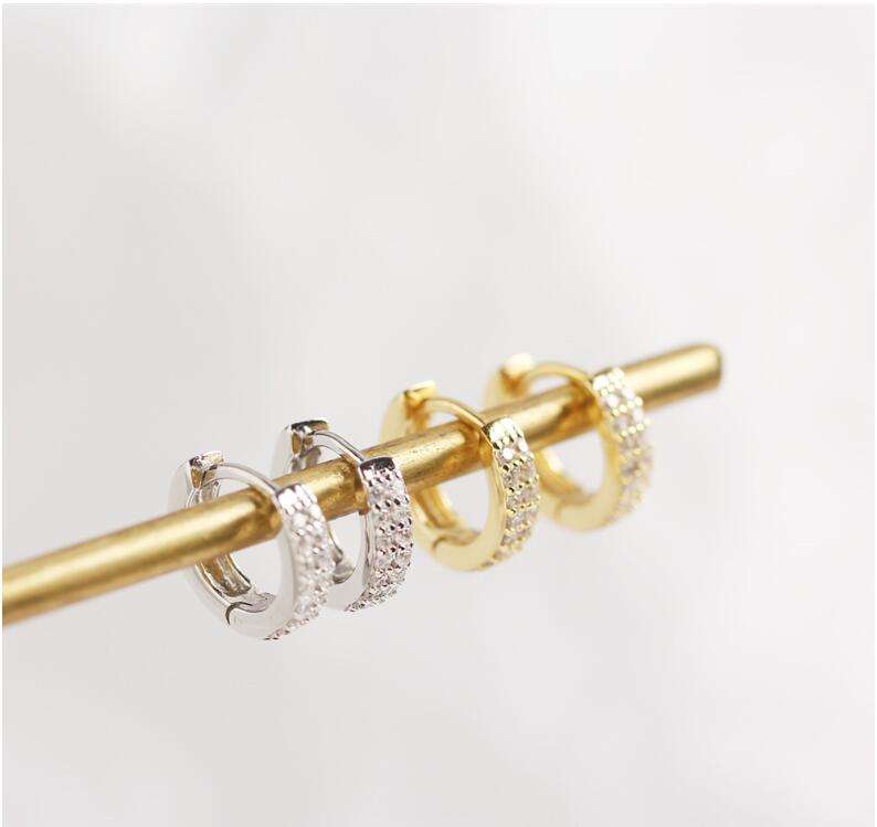 Frankie Huggie Earring in Silver - Image 3