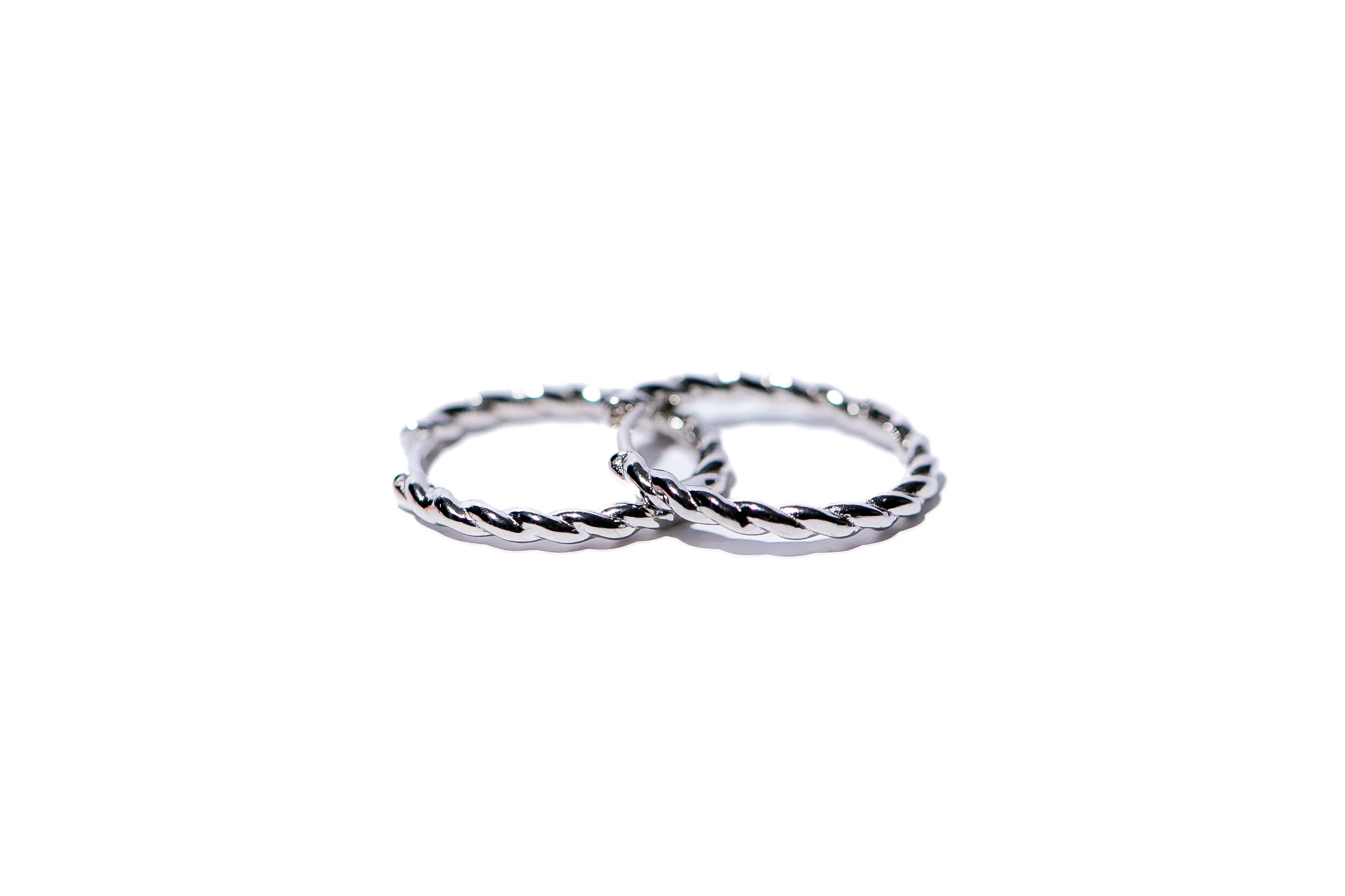 Georgia Hoop Earrings in Gold - Image 4