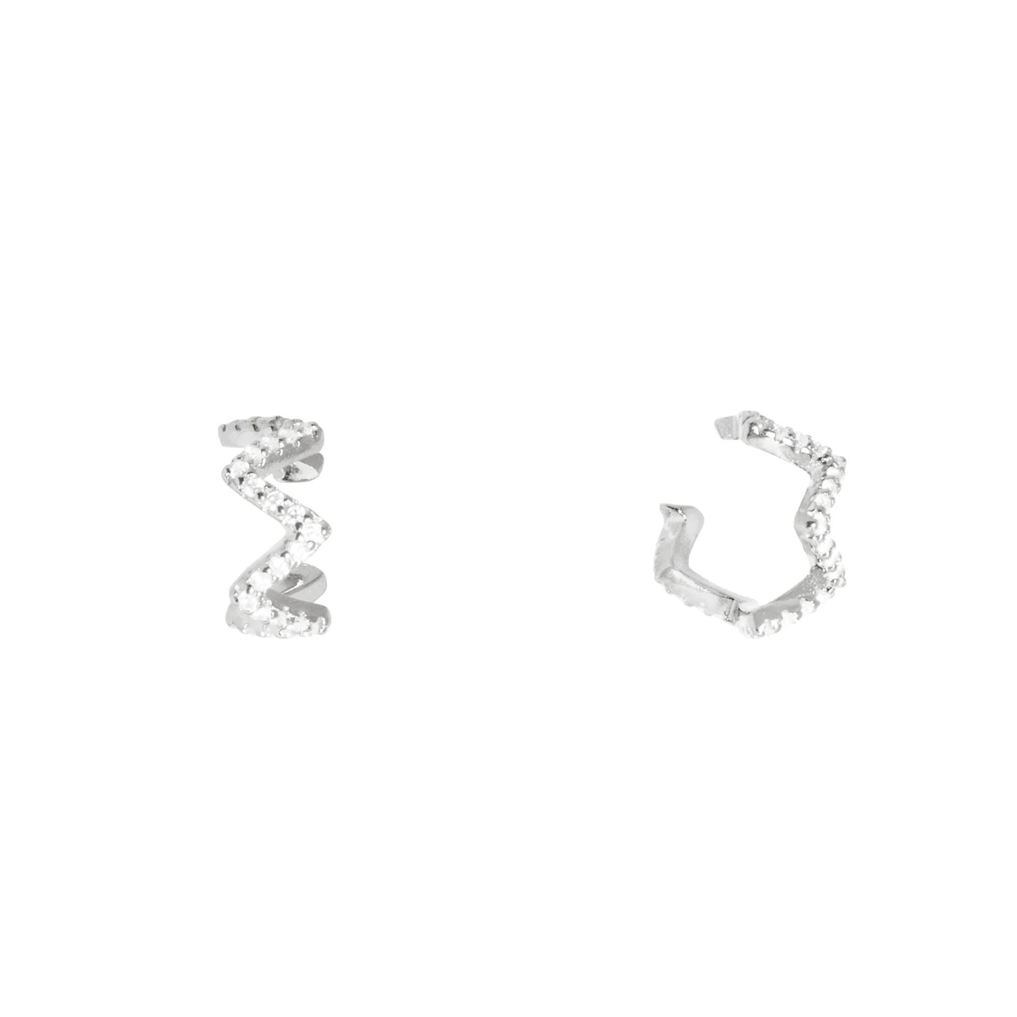 Isabel Ear Cuff in Silver - Image 2