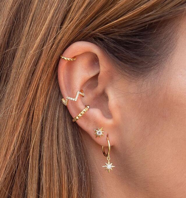 Isabel Ear Cuff in Silver - Image 3