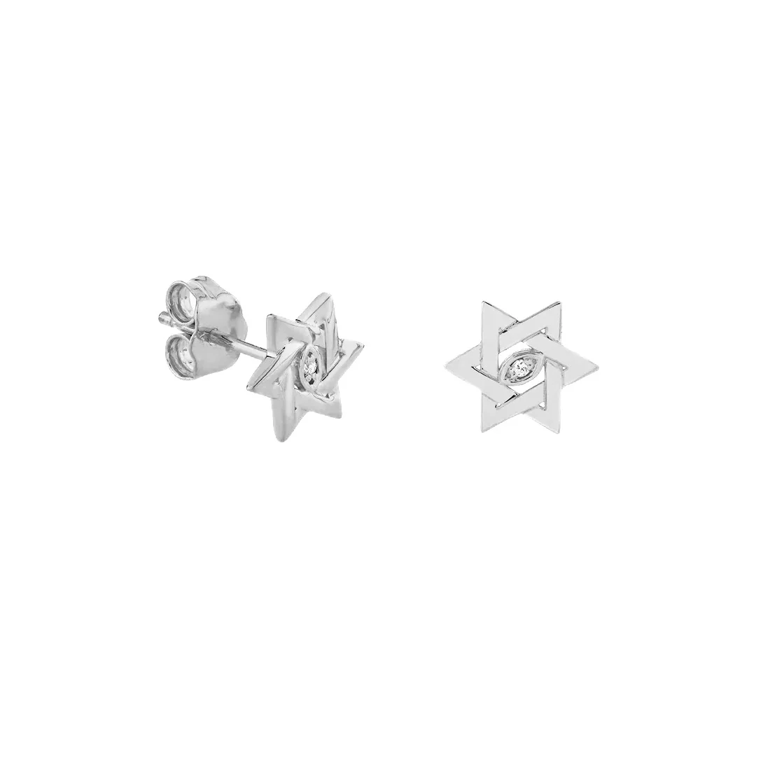 Jude Stud Earring in Silver - Image 2