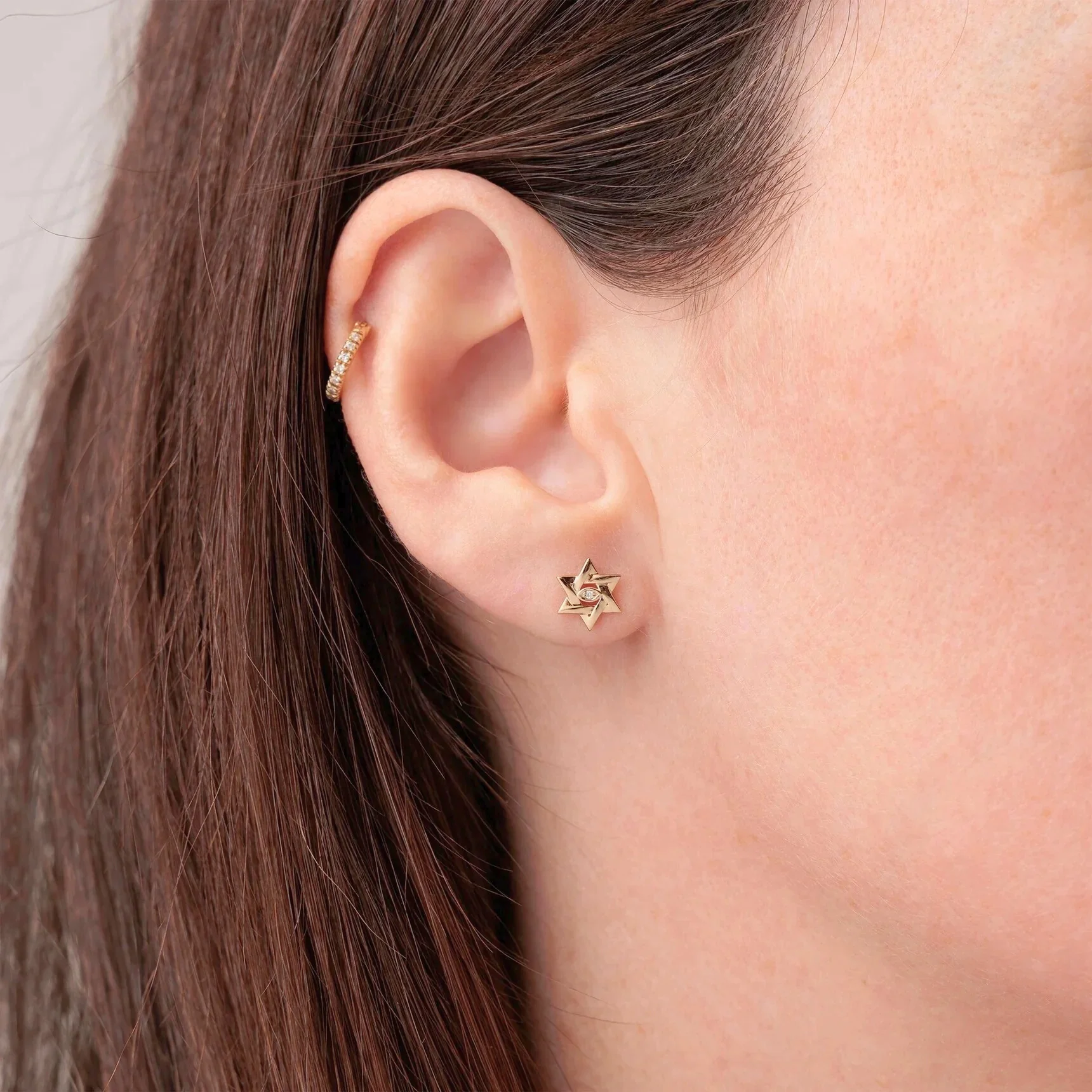 Jude Stud Earring in Silver - Image 3