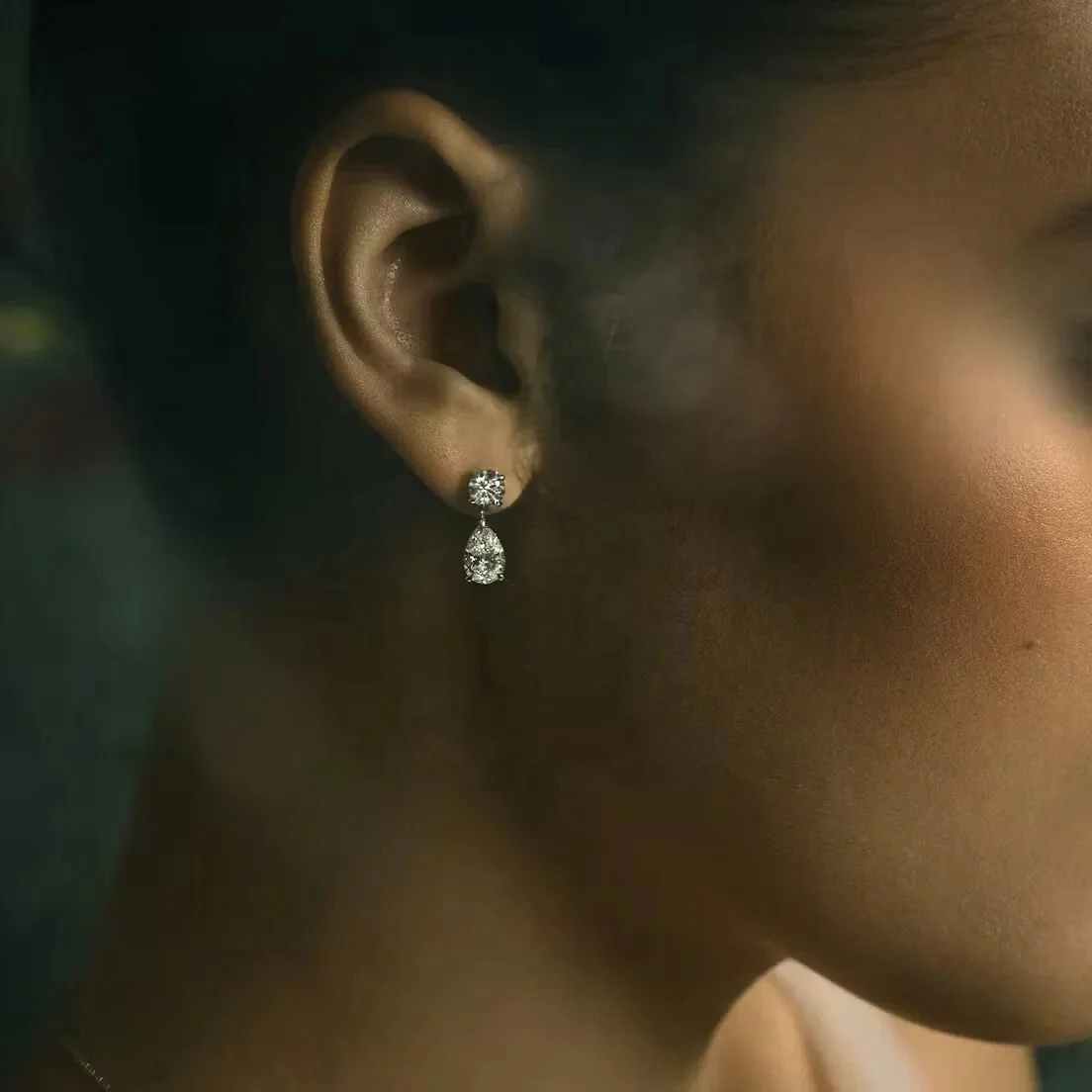 Juliana Stud Earring in Gold - Image 3