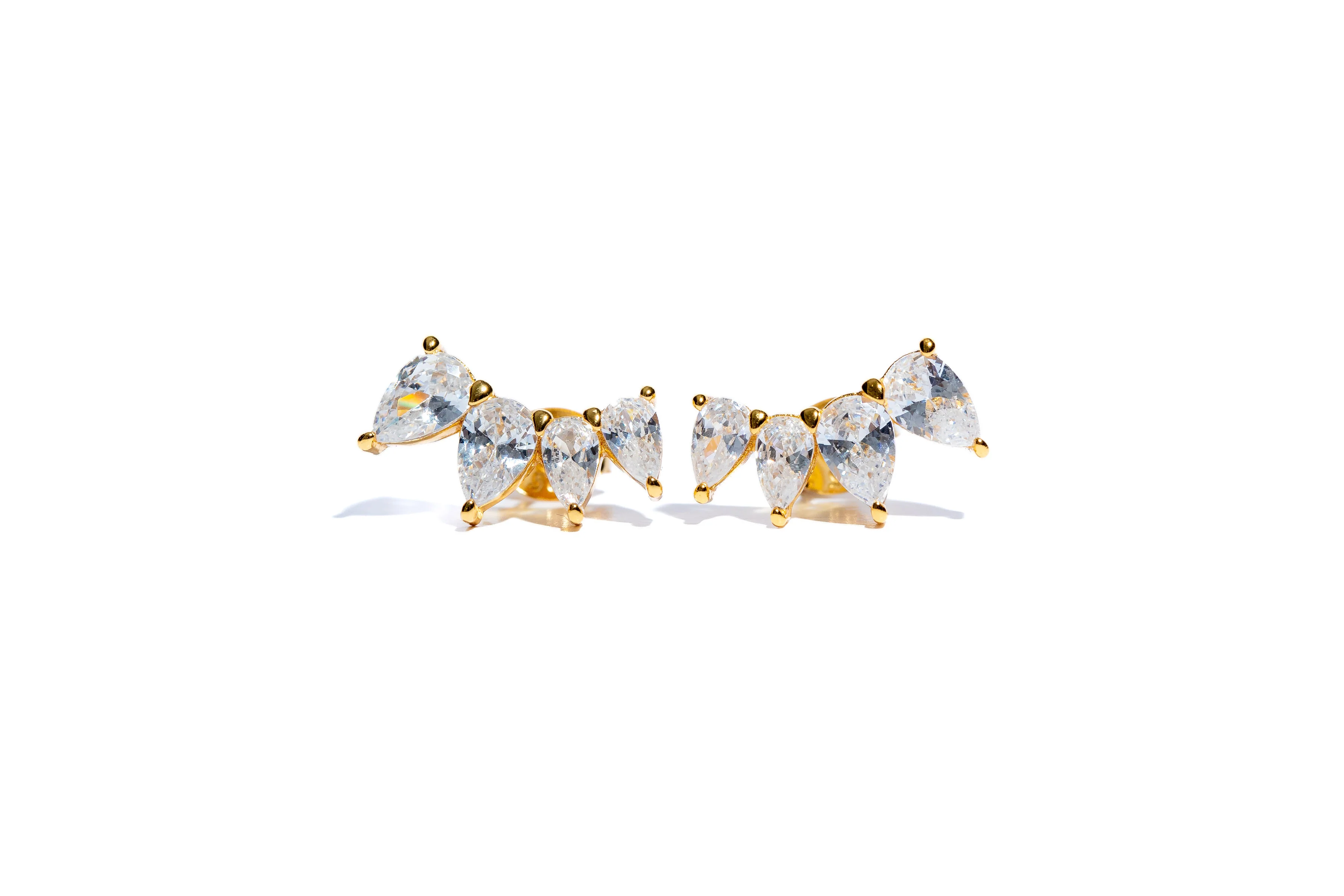 Juliet Stud Earring in Silver - Image 3