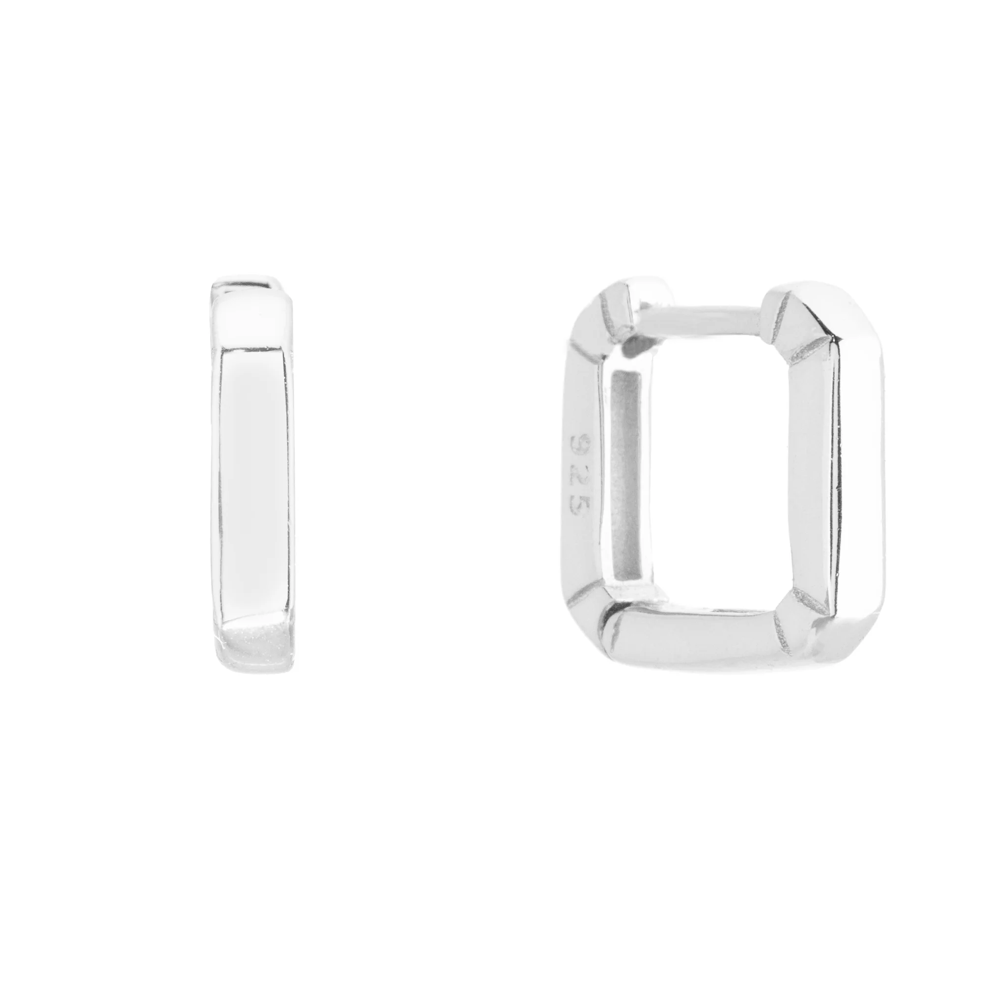 Lianna Huggie in Silver - Image 3