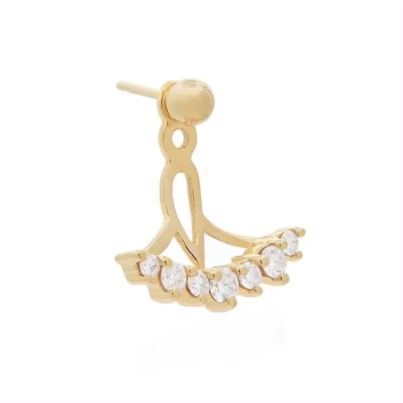 Lorena Ear Jacket in Gold - Image 3