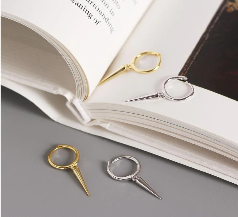 Mila Huggie Earring in Silver - Image 3