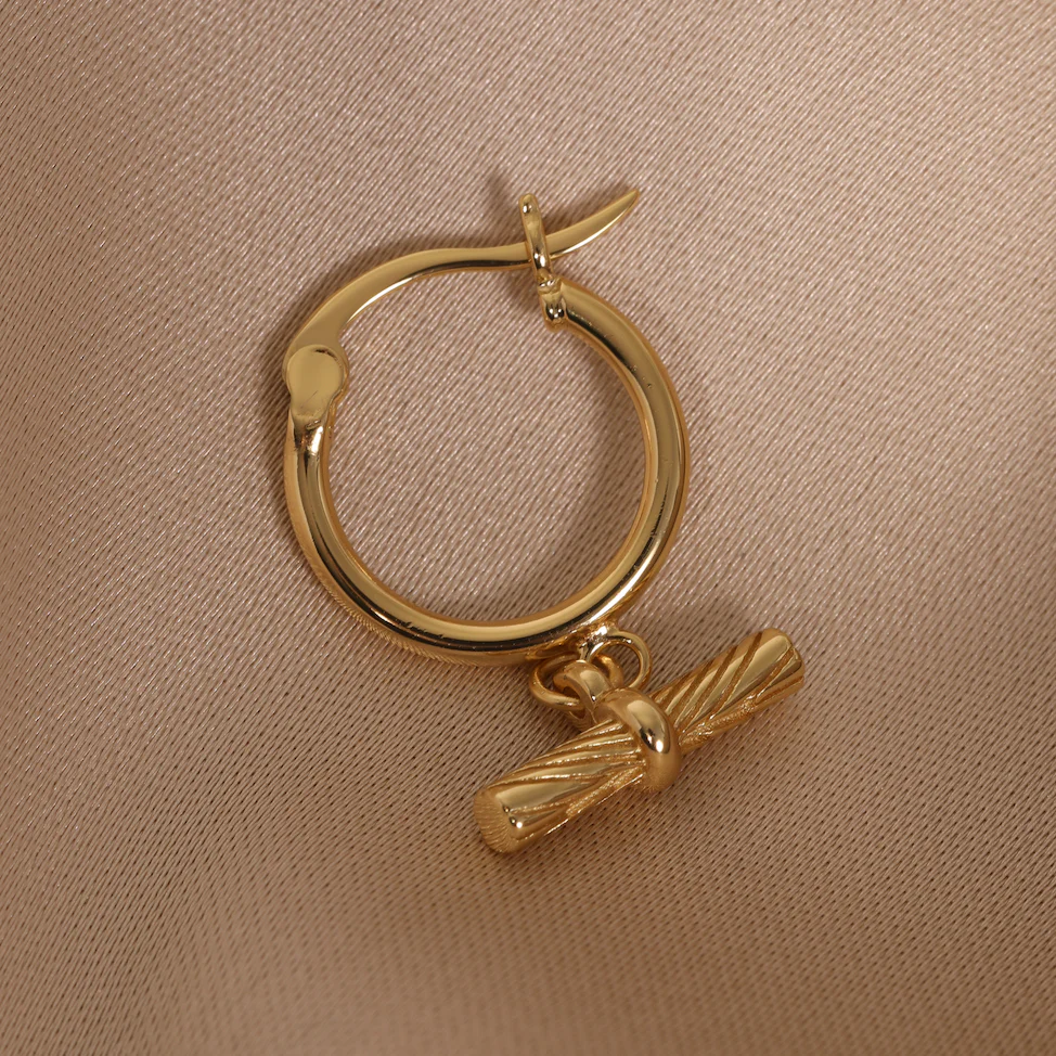 Mylene Huggie in Gold - Image 2