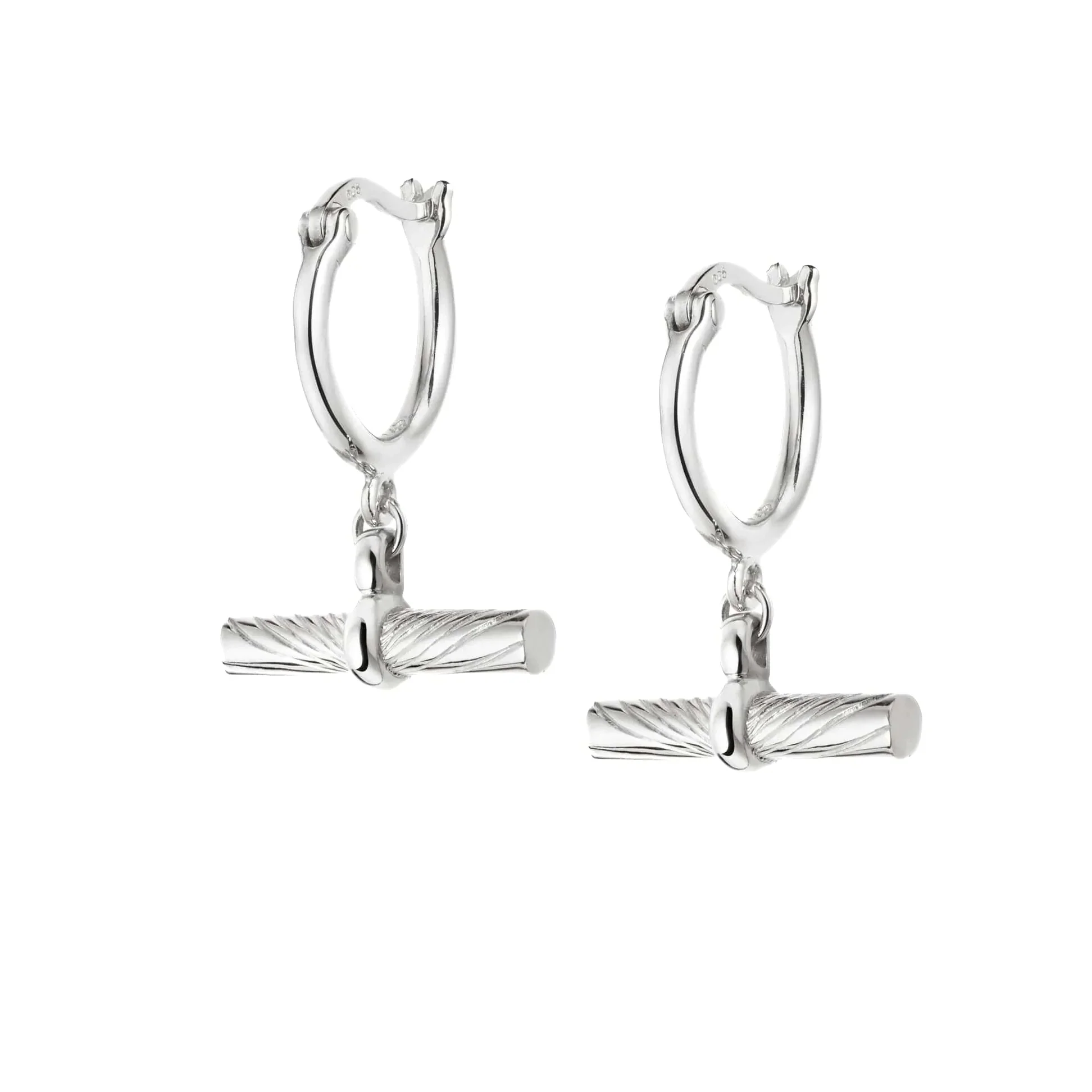 Mylene Huggie in Silver - Image 2