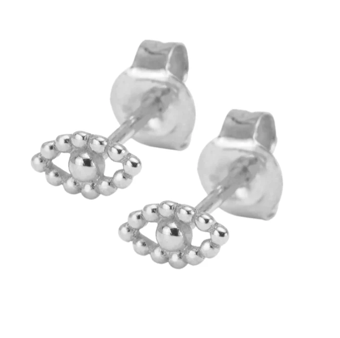 Piper Stud Earring in Silver - Image 2