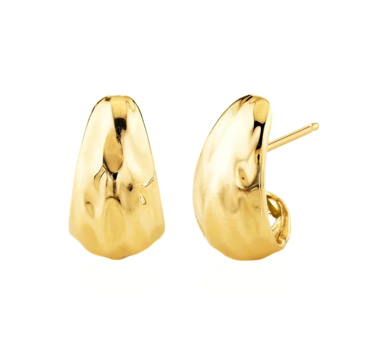Pixie Stud Earrings in Gold - Image 2