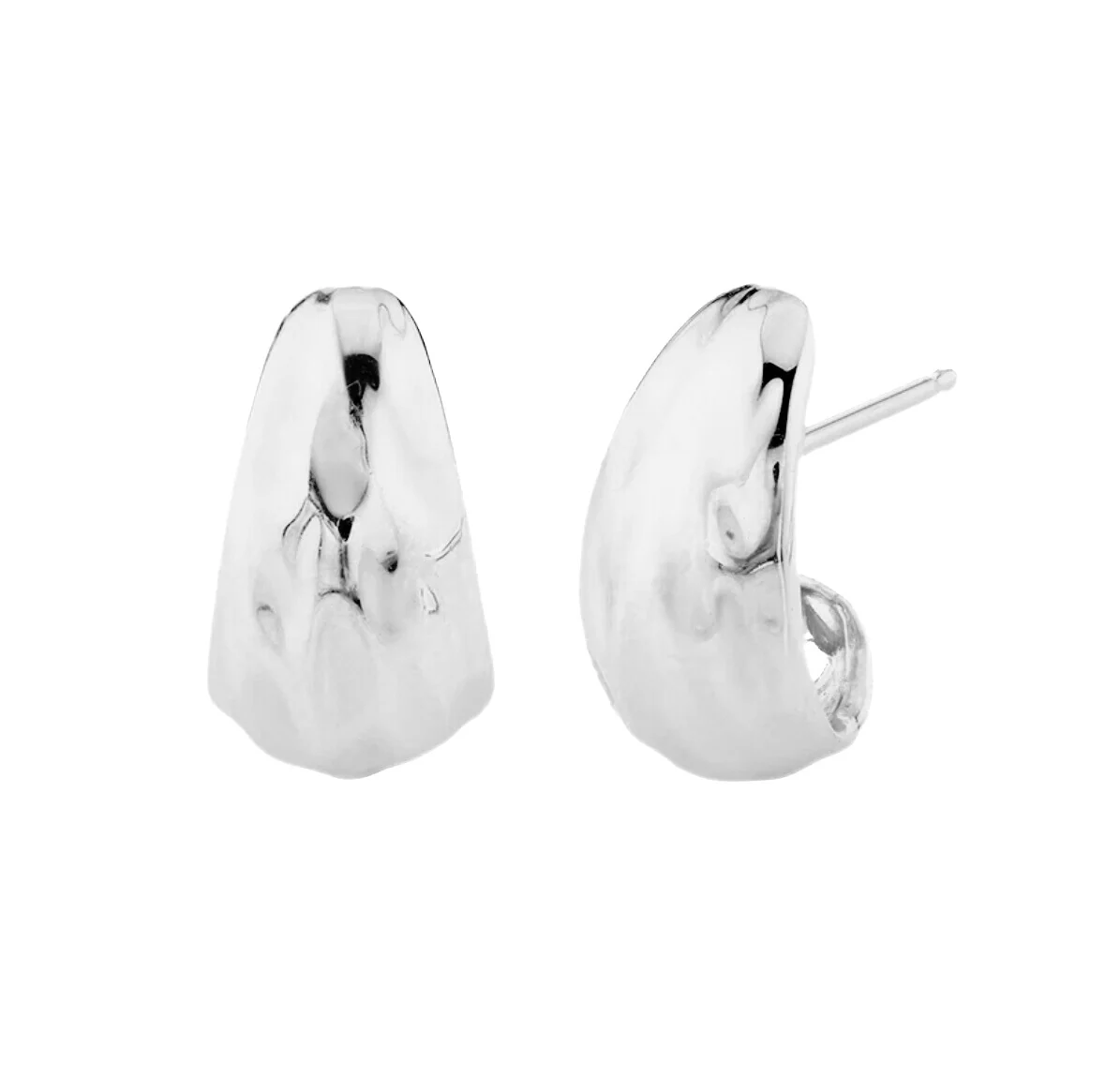Pixie Stud Earrings in Silver - Image 2