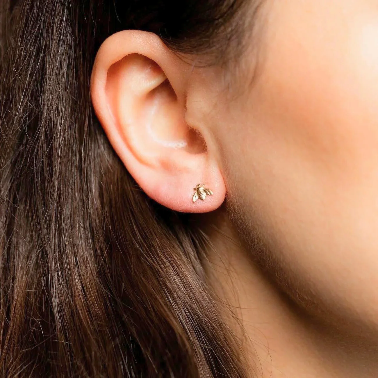Raine Stud Earring in Silver - Image 4