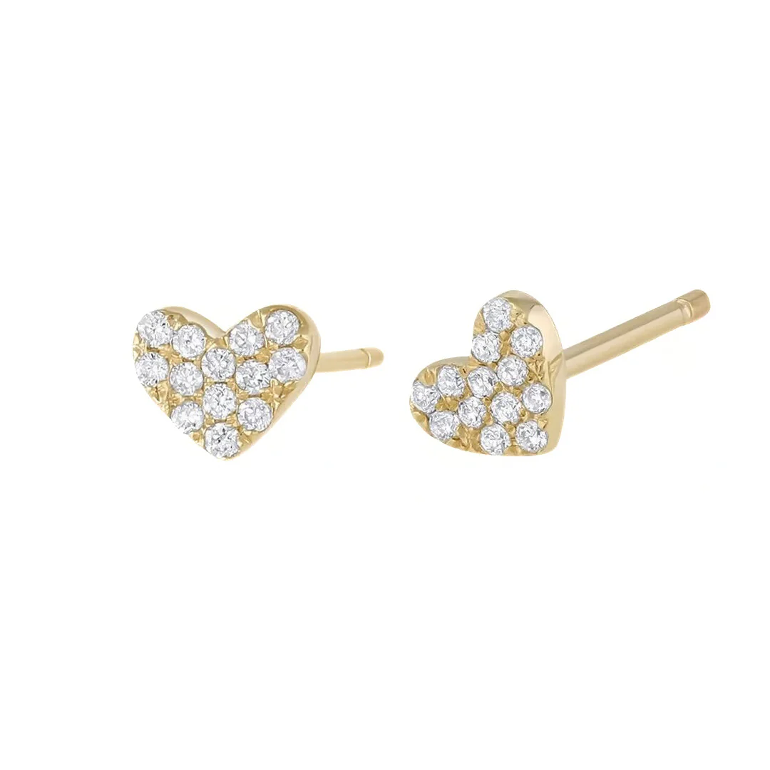 Rose Stud Earring in Gold - Image 2