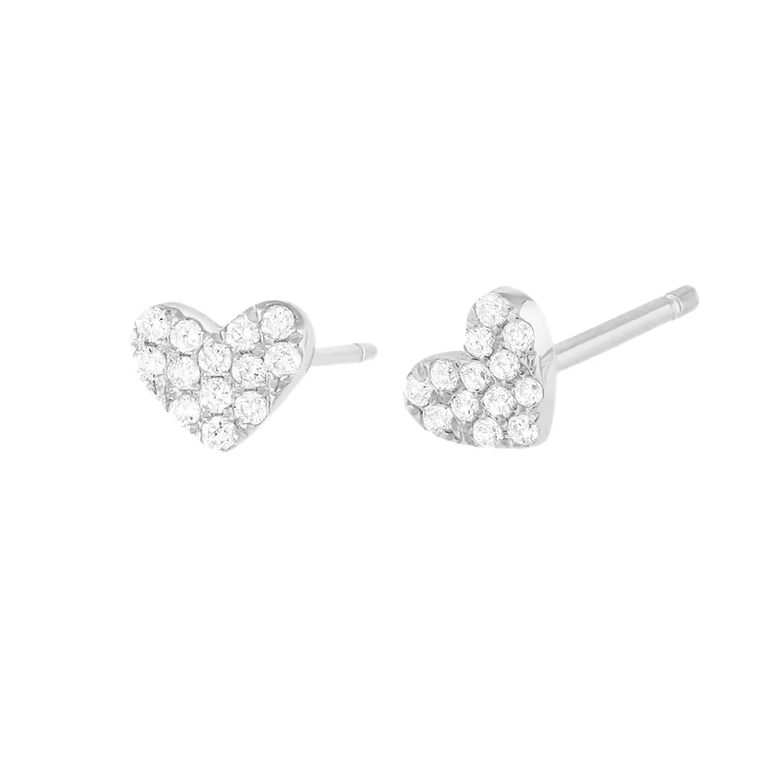 Rose Stud Earring in Silver - Image 2