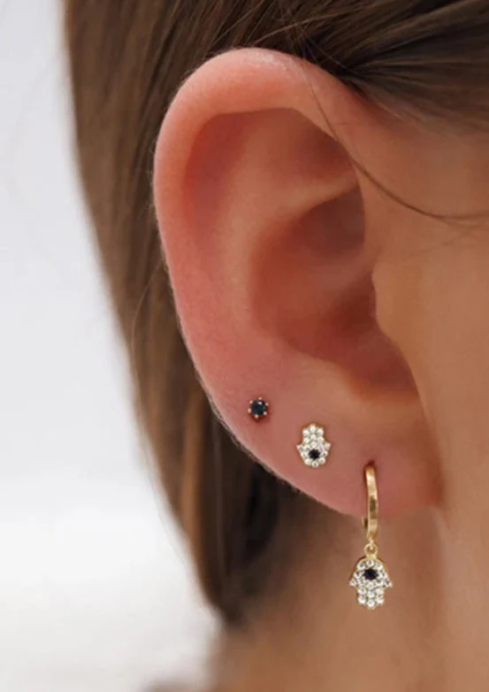 Roxie Stud Earring in Silver - Image 3