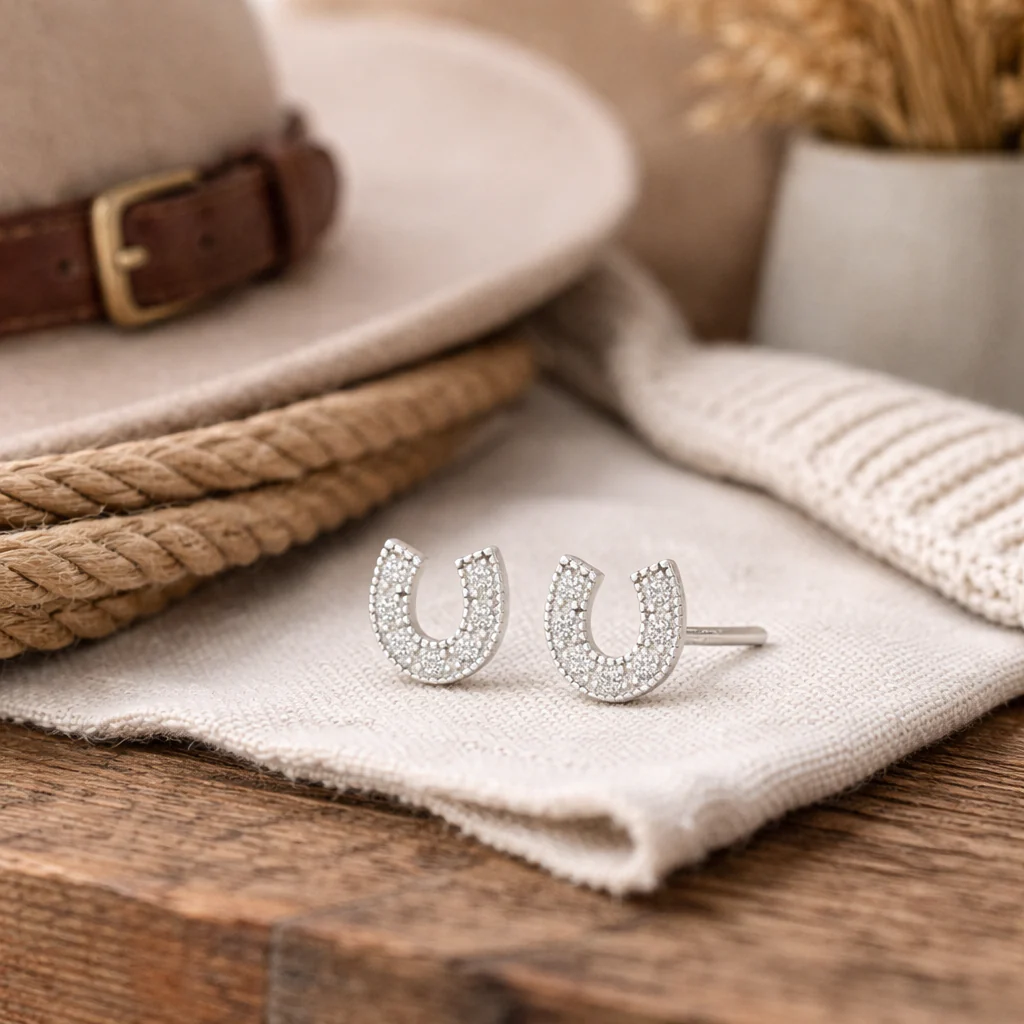 Savannah Stud Earring in Silver - Image 2