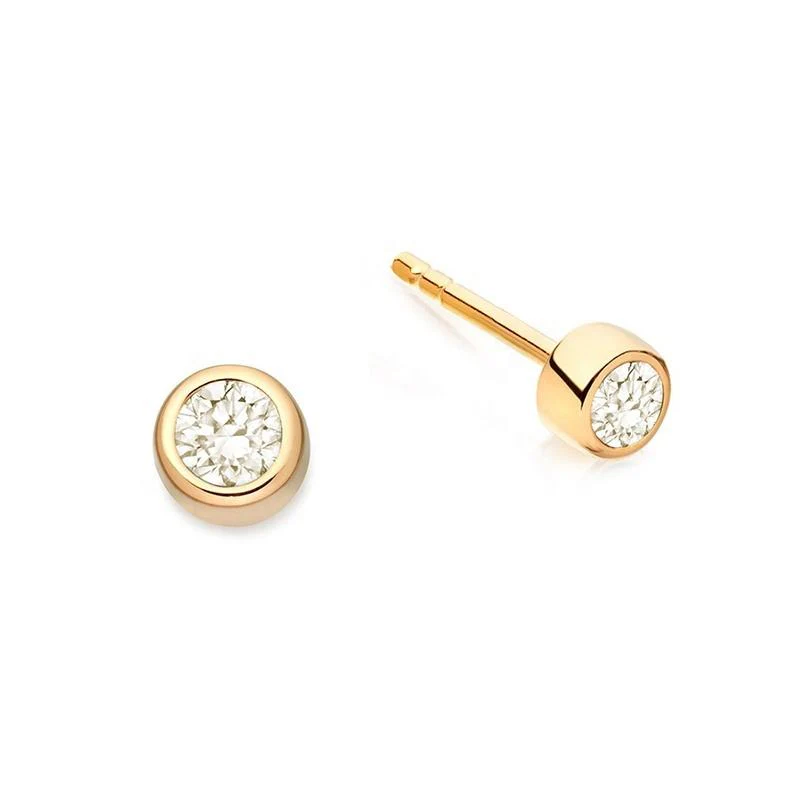 Selina Stud Earring in Gold - Image 3
