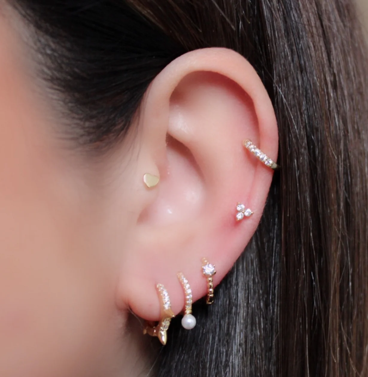 Thea Ear Cuff in Silver - Image 3