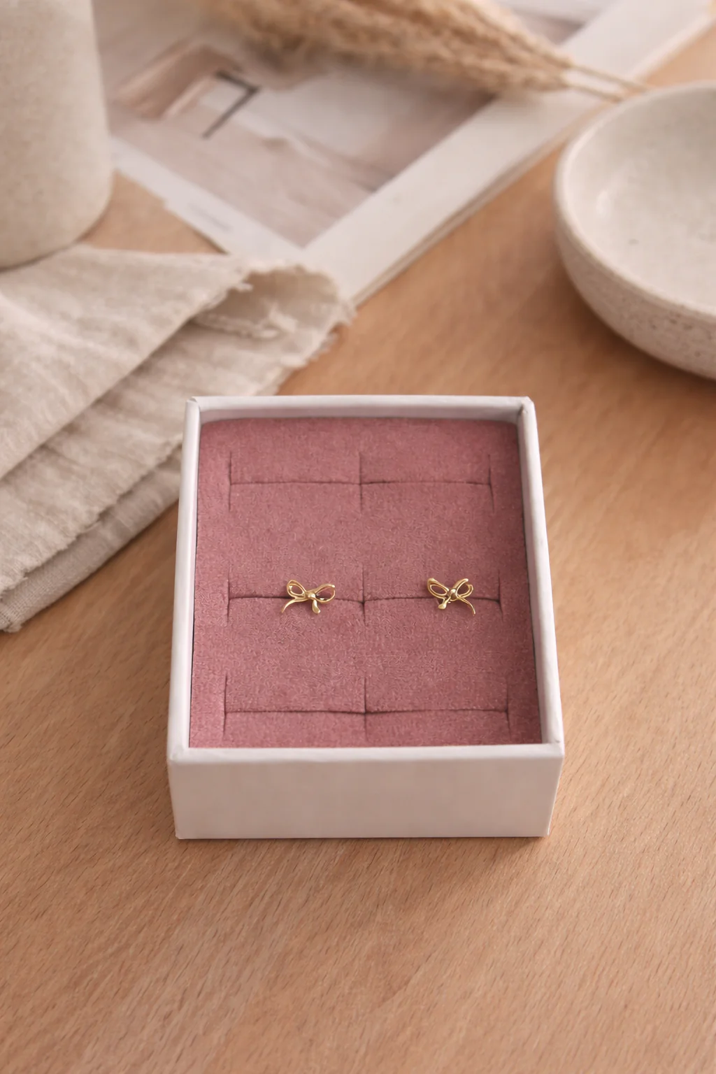 Tia Stud Earring in Silver - Image 2