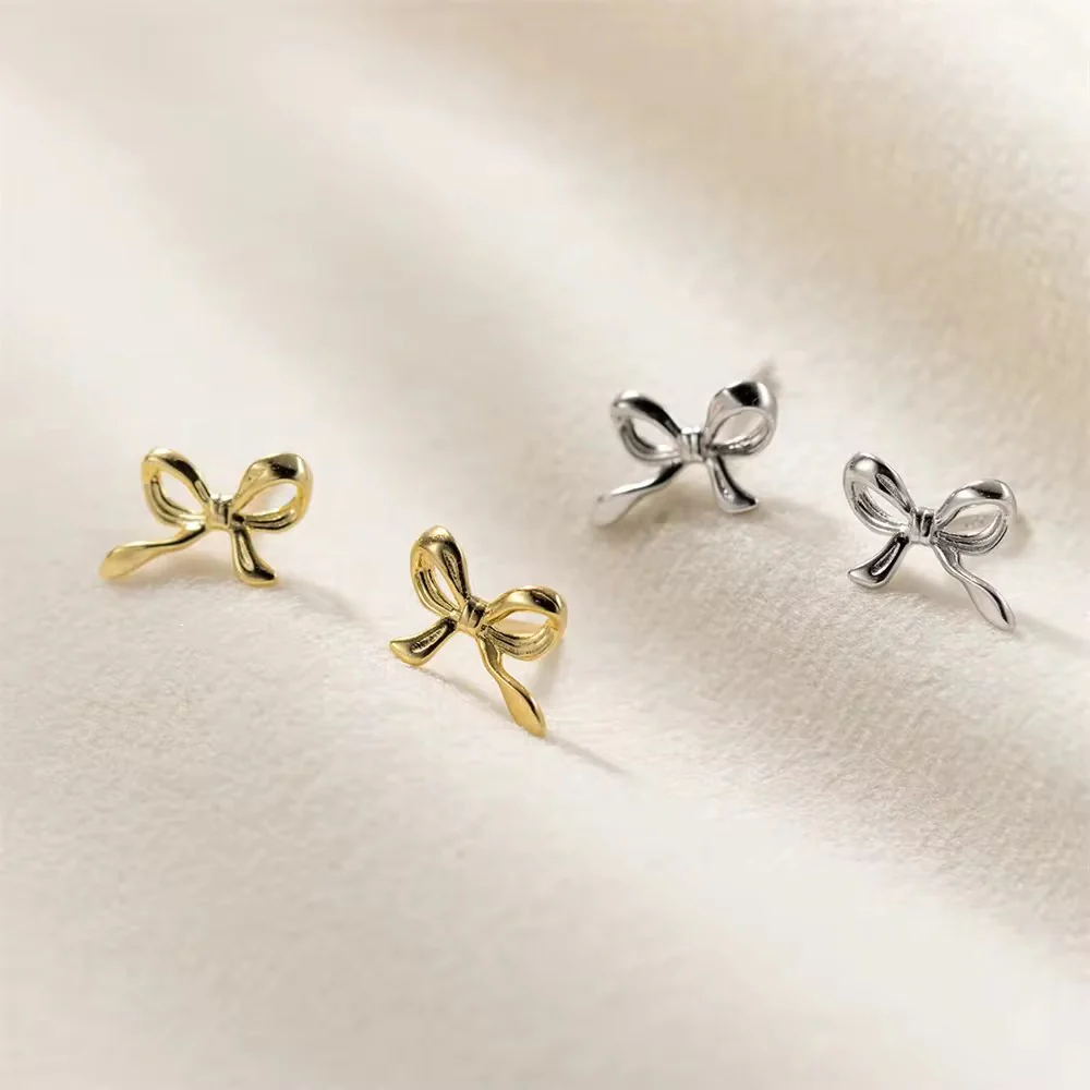 Tia Stud Earring in Gold - Image 4