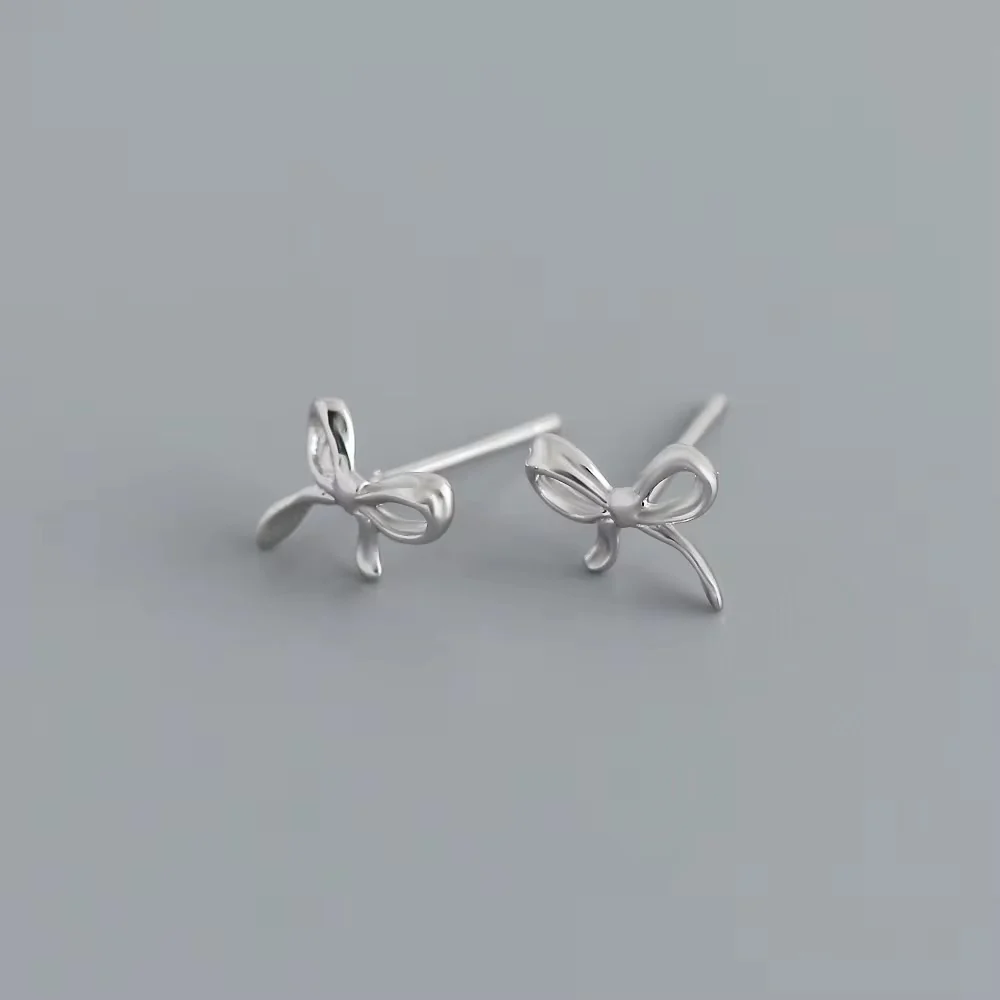Tia Stud Earring in Silver - Image 3