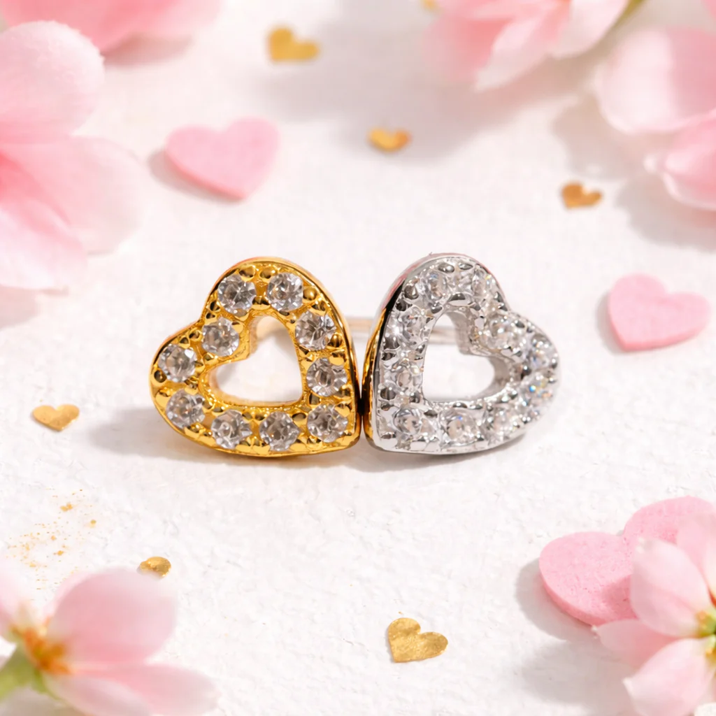 Victoria Stud Earring in Gold - Image 3